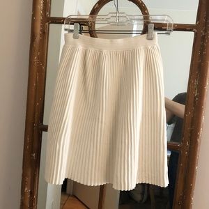 Rebecca Taylor Pleated Sweater Skirt
